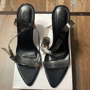 Wild Diva Lounge Black High Heels